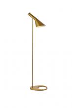Elegant LD2365BR - Juniper 1 Light Brass Floor Lamp