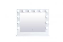 Elegant MRE33226WH - Brenda 32 Inch By 26 Inch Plug in LED 5000k Mirror in White