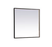 Elegant MRE62736BK - Pier 27x36 Inch LED Mirror with Adjustable Color Temperature 3000k/4200k/6400k in Black