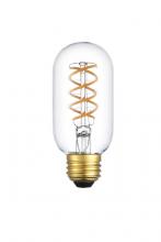 Elegant T14LED102-6PK - LED Decorative Helix Vertical 2200k Nostaligic Filament 6 Watts 330 Lumens T14 Light Bulb