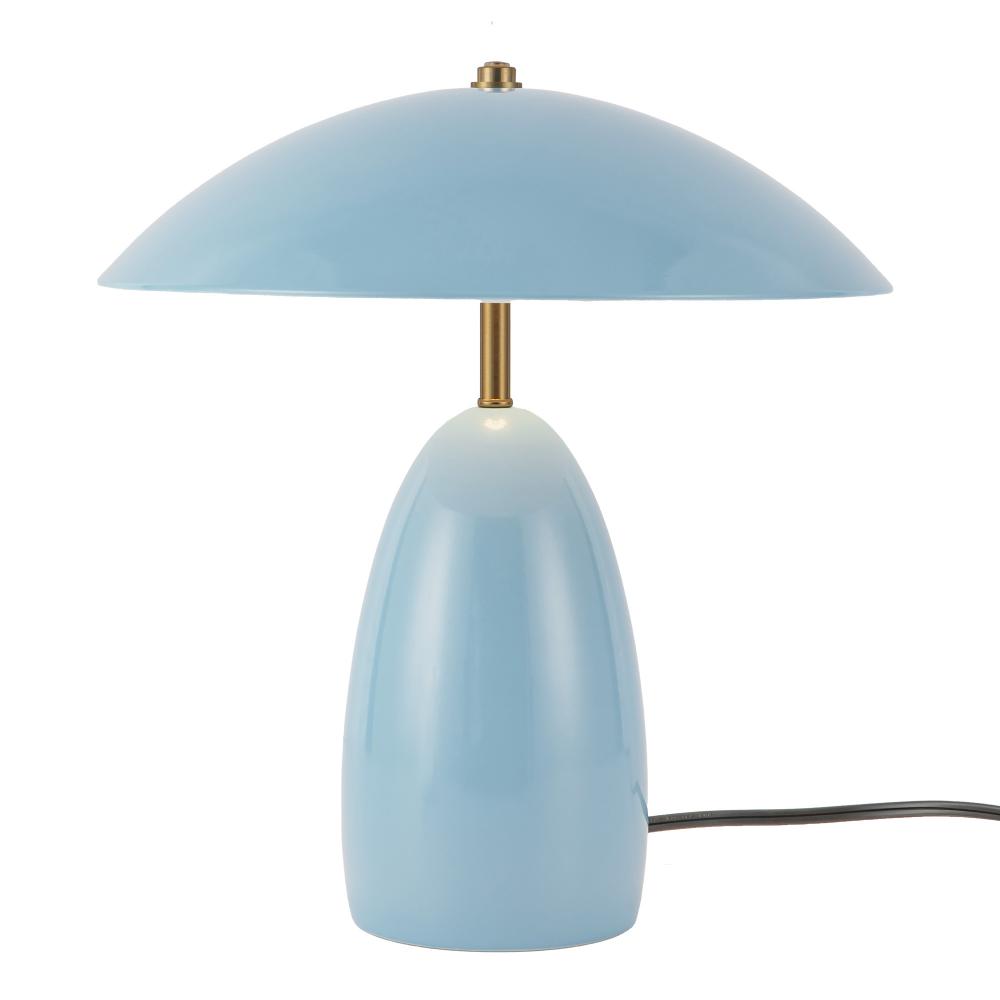 Poppy 12-in Cerulean LED Table Lamp