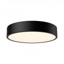 Alora Lighting FM554011MB-5CCT - Adelaide 11-in Matte Black LED Flush Mount