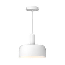 Alora Lighting PD427710WH - Adriano 10-in White 1 Light Pendant