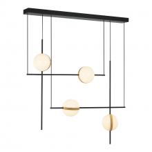 Alora Lighting LP302004MBBG-UNV - Tagliato 40-in Matte Black/Brushed Gold LED Linear Pendant