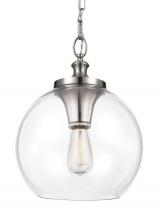 Visual Comfort & Co. Studio Collection P1307BS - Tabby Clear Glass Pendant