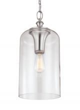 Visual Comfort & Co. Studio Collection P1309BS - Hounslow Clear Glass Pendant