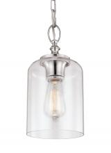 Visual Comfort & Co. Studio Collection P1310PN - Hounslow Clear Glass Mini Pendant