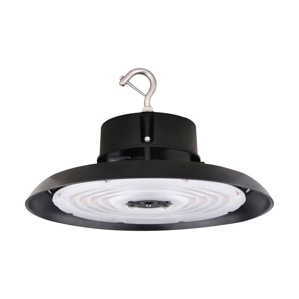 150W UFO LED High Bay; 21600 Lumens; 5000K; 120-277 Volt; 0-10V Dimmable; Black Finish