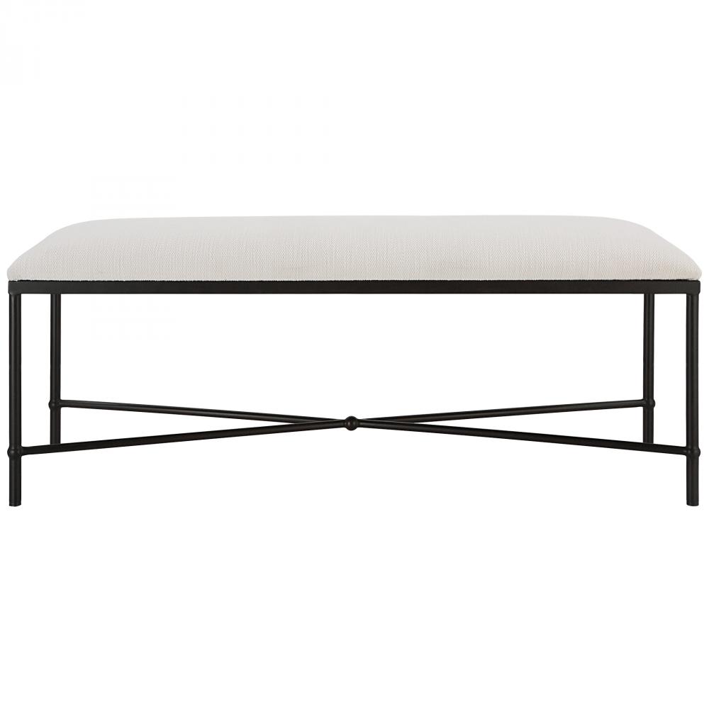 Avenham Black Framed Bench