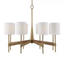 Uttermost 21372 - Lautoka Rattan 8 Light Chandelier