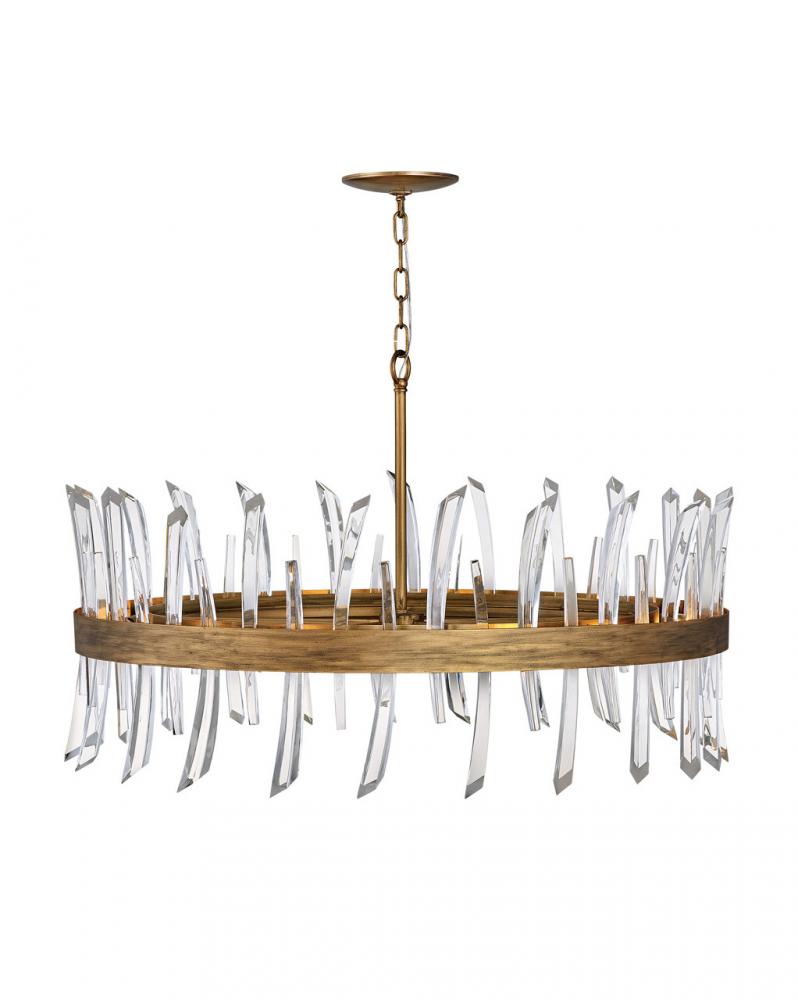 Large Single Tier Chandelier