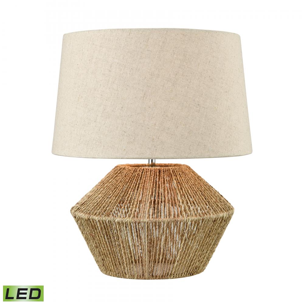 Vavda 19.5'' High 1-Light Table Lamp - Natural - Includes LED Bulb