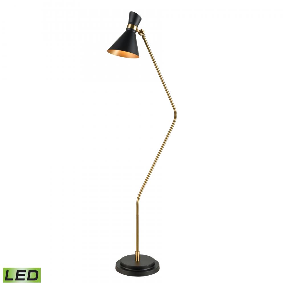 Virtuoso 60'' High 1-Light Floor Lamp - Black - Includes LED Bulb
