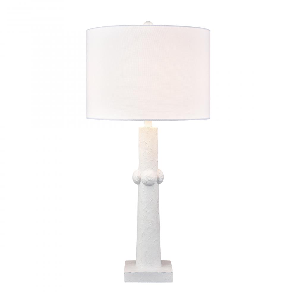 Calvin 32.5'' High 1-Light Table Lamp - Plaster White
