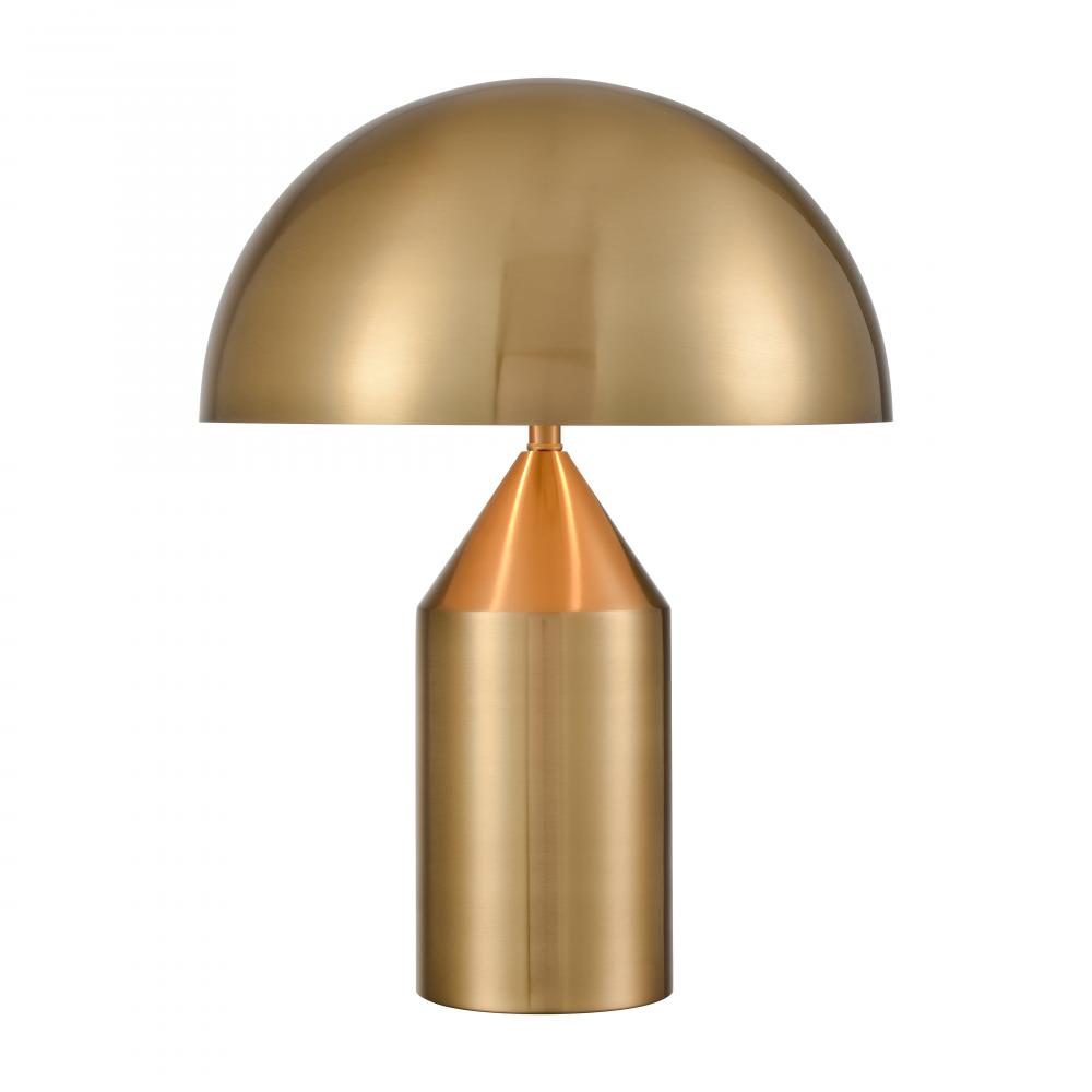 Pilleri 22'' High 2-Light Desk Lamp - Brass