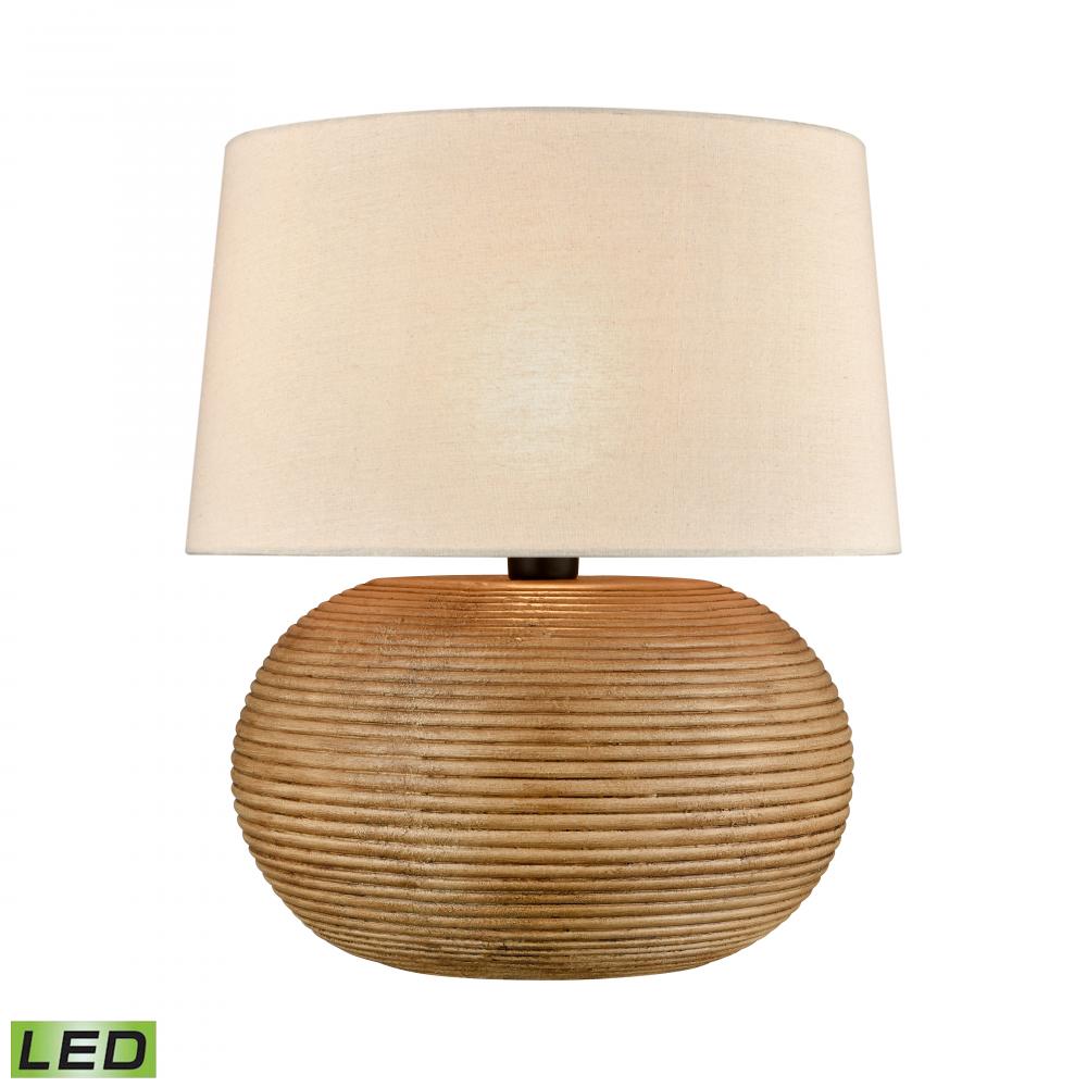 Terran 22'' High 1-Light Outdoor Table Lamp - Natural - Includes LED Bulb