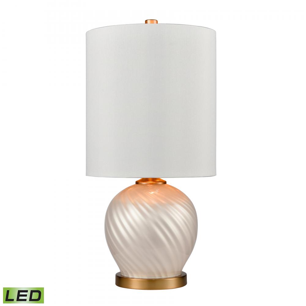 Koray 21'' High 1-Light Table Lamp - Pearl - Includes LED Bulb