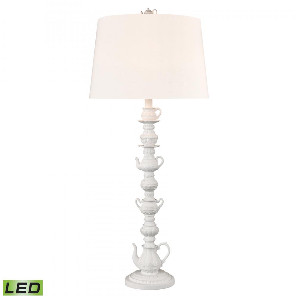 Rosetta Cottage 35'' High 1-Light Table Lamp - Matte White - Includes LED Bulb
