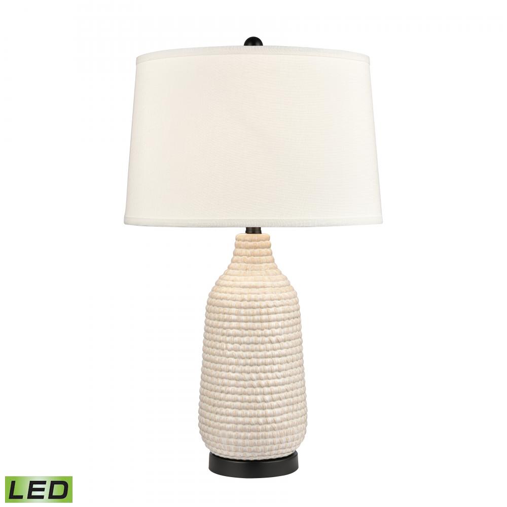 Kari 28'' High 1-Light Table Lamp - Cream - Includes LED Bulb