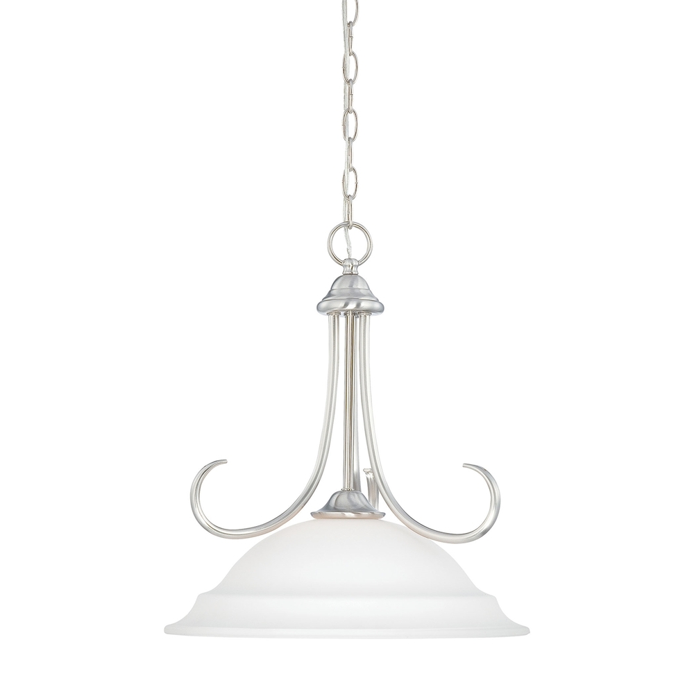 Thomas - Bella 16'' Wide 1-Light Pendant - Brushed Nickel