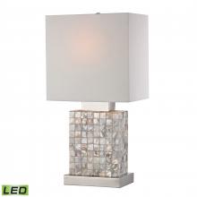 ELK Home 112-1155-LED - Sterling 17'' High 1-Light Table Lamp - Chrome - Includes LED Bulb