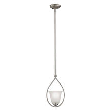 ELK Home 1201PS/20 - Thomas - Conway 8'' Wide 1-Light Mini Pendant - Brushed Nickel