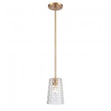 ELK Home 82175/1 - Lightweave 5.5'' Wide 1-Light Mini Pendant - Satin Brass