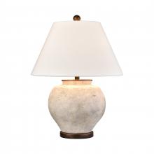 ELK Home H0019-11087-LED - Erin 26'' High 1-Light Table Lamp - Aged White - Includes LED Bulb