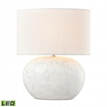 ELK Home H019-7257-LED - Fresgoe 20'' High 1-Light Table Lamp - White - Includes LED Bulb