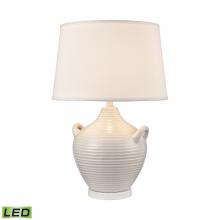 ELK Home S0019-10343-LED - Oxford 25'' High 1-Light Table Lamp - White - Includes LED Bulb