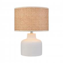 ELK Home S0019-11174-LED - Rockport 17'' High 1-Light Table Lamp - Matte White - Includes LED Bulb