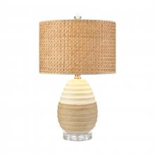 ELK Home S0019-11175-LED - Hobart 20'' High 1-Light Table Lamp - White - Includes LED Bulb