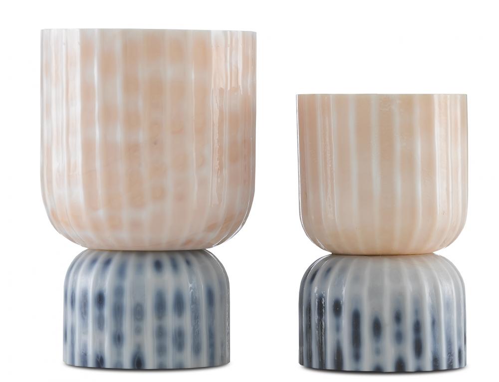 Palazzo Pink & Blue Vases Set of 2