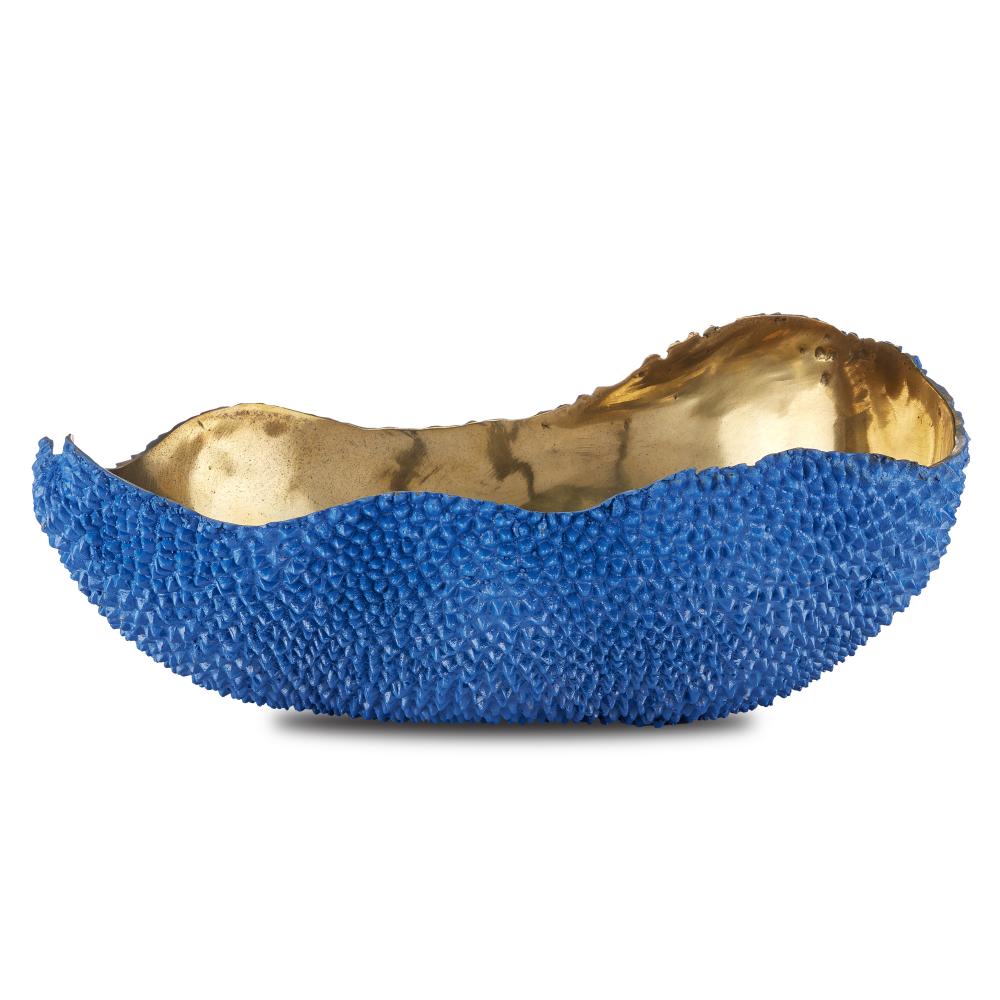 Jackfruit Oval Cobalt Blue Bowl