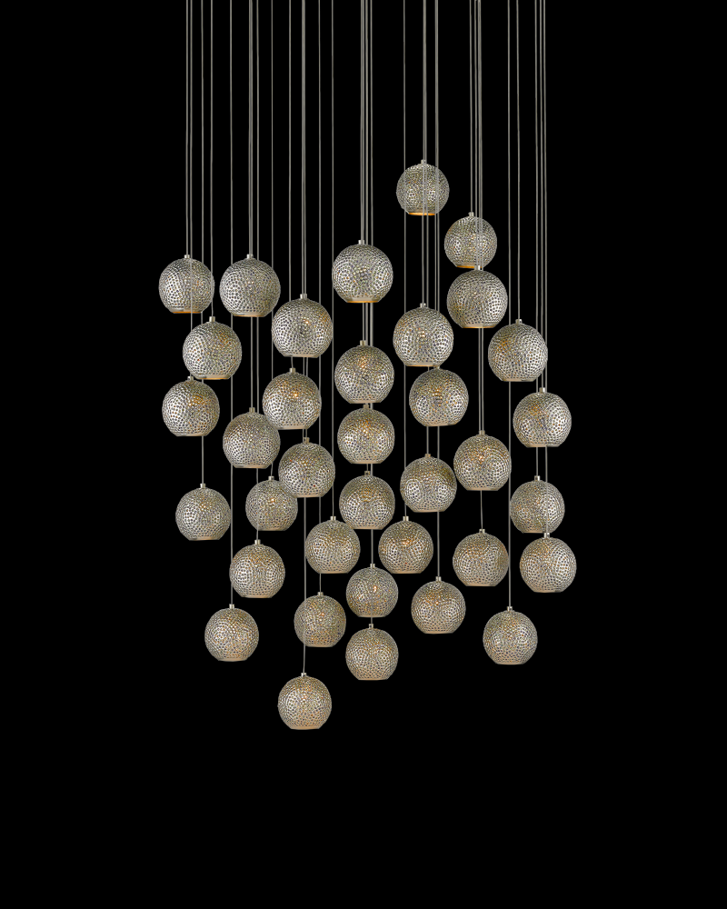 Giro 36-Light Round Multi-Drop Pendant