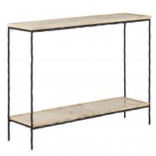 Currey 4000-0137 - Boyles Travertine Console Table