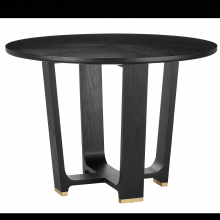 Currey 3000-0260 - Blake Black Dining Table