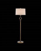 Currey 8000-0077 - Germaine Brass Floor Lamp